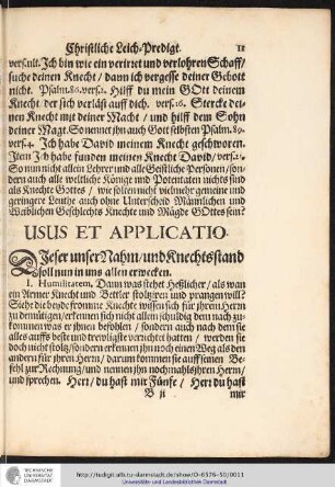 Usus et Applicatio.
