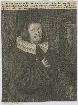 Bildnis des Iohannes Michael Dilherrus