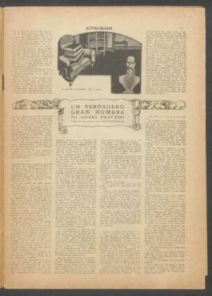 Un verdadero gran hombre : Traducido especialmente para "Actualidades". - Ilustraciones de Licis.licis