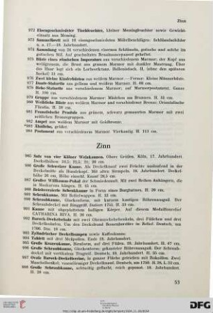 Zinn (Nr. 985-1067)