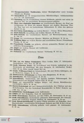 Zinn (Nr. 985-1067)
