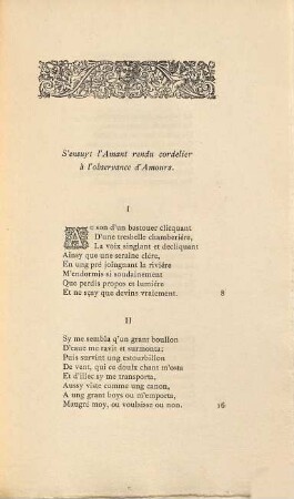 L' amant rendu cordelier à l'observance d'amours : Poème. Publ. d'après les mss. et les anciennes ed.