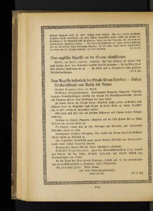 Neue englische Angriffe an der Scarpe abgeschlagen.