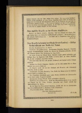 Neue englische Angriffe an der Scarpe abgeschlagen.