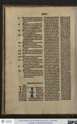 Incipit liber tertius. Capitulum I.