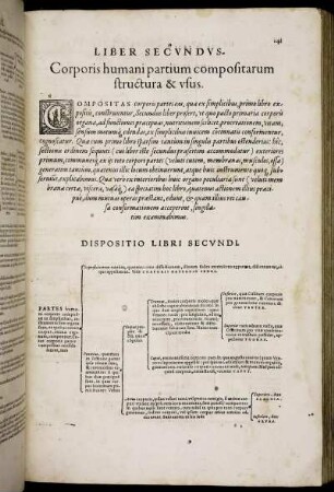Liber Secundus. Corporis humani partium compositarum structura & usu.