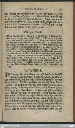 Der 99. Psalm