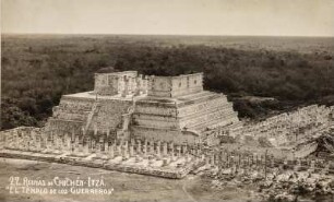 Kriegertempel in Chichén Itzá (Sammlung Richard Wegner 1869/1931)
