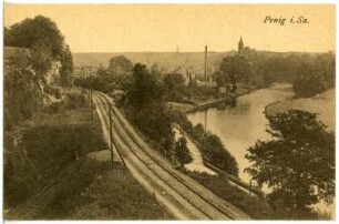 Penig. Blick auf Penig