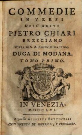 Commedie In Versi, 1