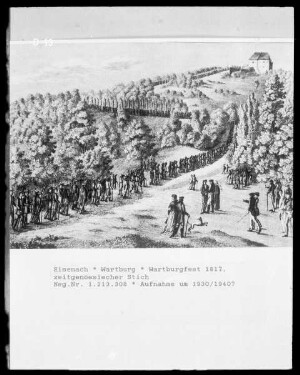 Wartburgfest am 18.10.1817