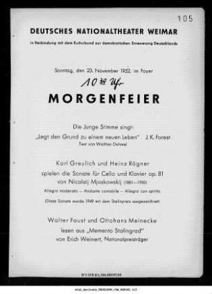 Morgenfeier