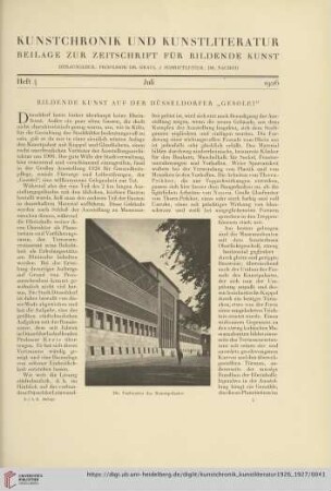 Heft 4 (Juli 1926)
