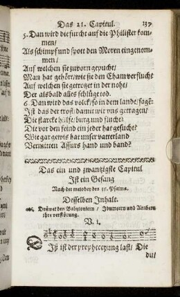 Das ein und zwantzigste Capitul. - Das fünf und zwantzigste Capitul.