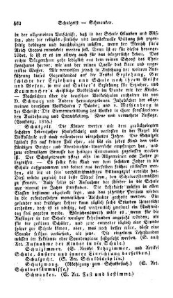 Schulzucht, (s. Art. Schuldisciplin)
