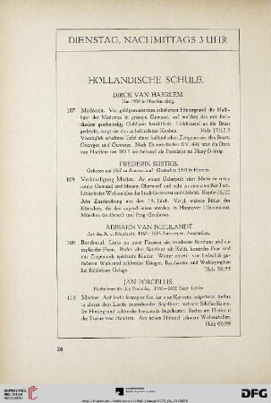 Dienstag, nachmittags (Nr. 107-203)