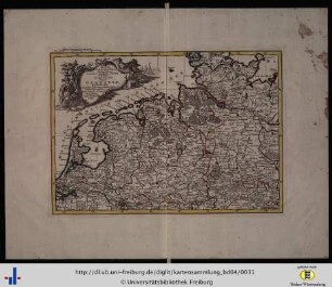 Mappa geographica ... exhibens circulos aliquot Germaniae
