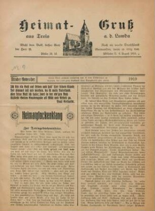 17-1919: Heimatgruß aus Treis a. d. Lumda