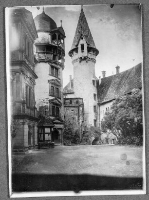 Im Schlosshof der Veste Heldburg