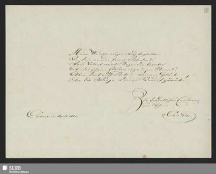 Bl.18. Kies, Carl: Stammbucheintrag