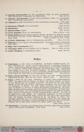Waffen (Nr. 839-1041)