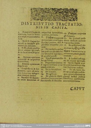 Distributio Tractionis in Capita