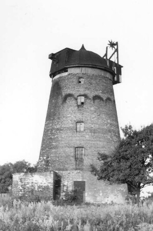 Elbe-Parey-Güsen. Mühle Fricke, Turmholländer, Baujahr 1927