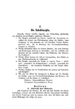Die Schuldisciplin