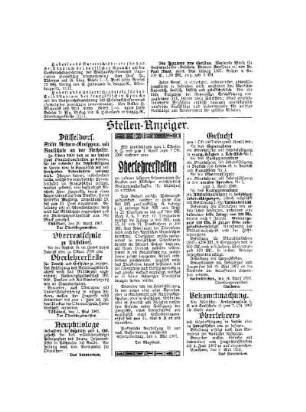 Stellen-Anzeiger : Beilage zum Korrespondenz-Blatt 17