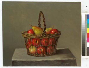 Äpfel und Birnen im Korb