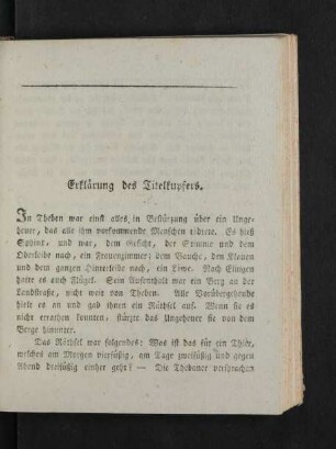 Erklärung des Titelkupfers.