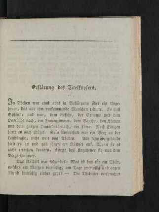 Erklärung des Titelkupfers.
