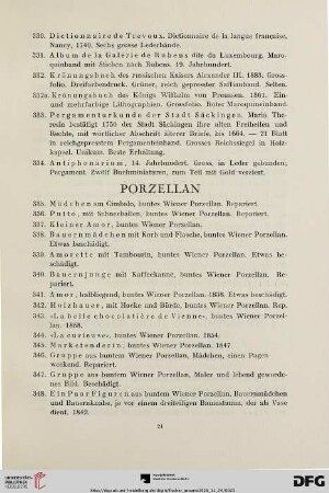 Porzellan (Nr. 335-366)