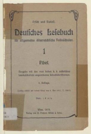 1, [Schülerband]: Fibel