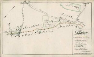 [Grenzziehung zwischen Oberbalbach und Reckerstal]