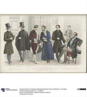 Europäische Modenzeitung für Herren-Garderobe: Le Progrès: Herrenbekleidung
