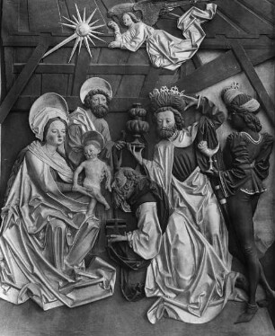 Die Anbetung des Christuskindes durch die Heiligen Drei Könige