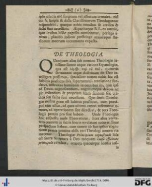 De Theologia.
