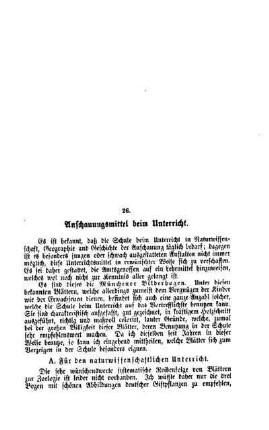 Anschauungsmittel beim Unterricht