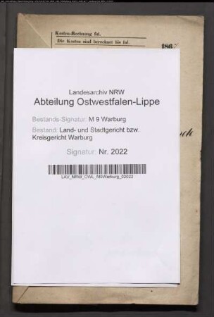Erblasser: Blinde, Wilhelmine: