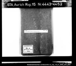 Die Kruggeldeinnahmen aus dem Amt Aurich