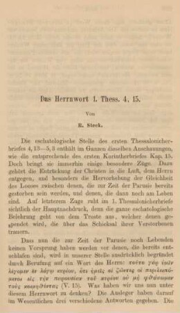 509-524 Das Herrnwort 1.Thess 4,15
