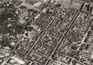Luftbildaufnahmen von Karlsruhe. Südstadt - Gesamtbild
