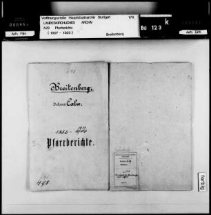 Breitenberg-Oberkollwangen: Pfarrberichte