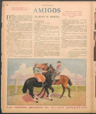 Amigos : Los cuentos gauchos de Mundo Argentino