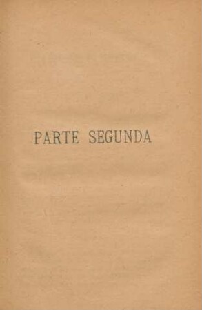 Parte segunda
