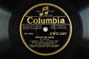 Tristan und Isolde : 2. Aufzug, 3. Szene: "So bange Tage" / (R. Wagner)