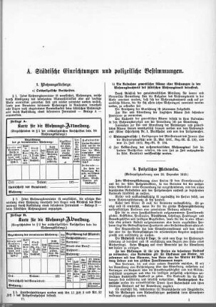 Polizeiliche Bestimmungen