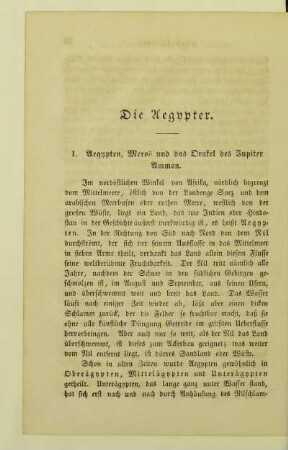 Die Aegypter