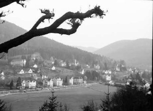 Herrenalb: Blick von der "schönen Aussicht" auf Herrenalb
